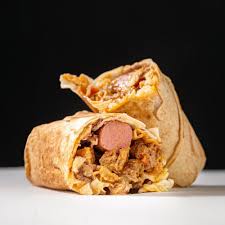 Beef shawarma with one Hot dog 